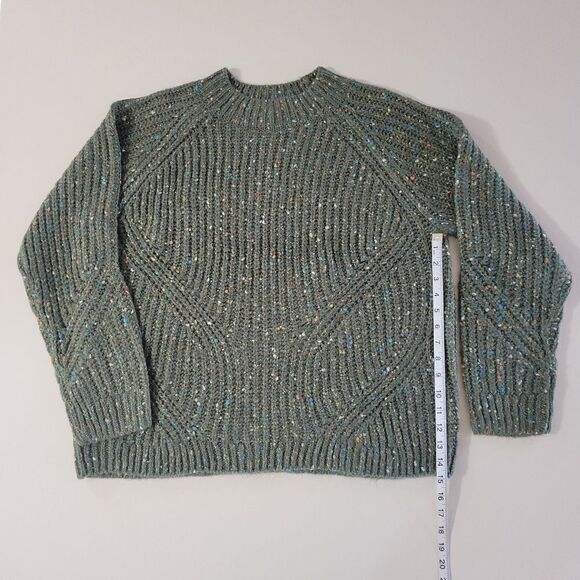 Talbots Women's Shaker Stitch Tweed Pullover Sweater - Picture 6 of 14